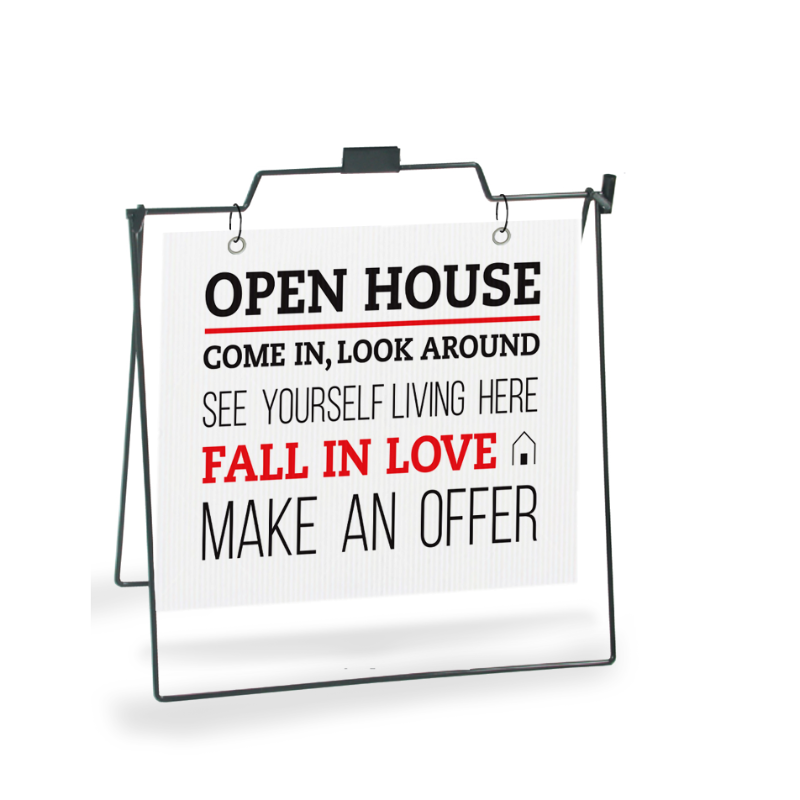 Open House Welcome Yard Sign No.1 from All Things Real Estate Store