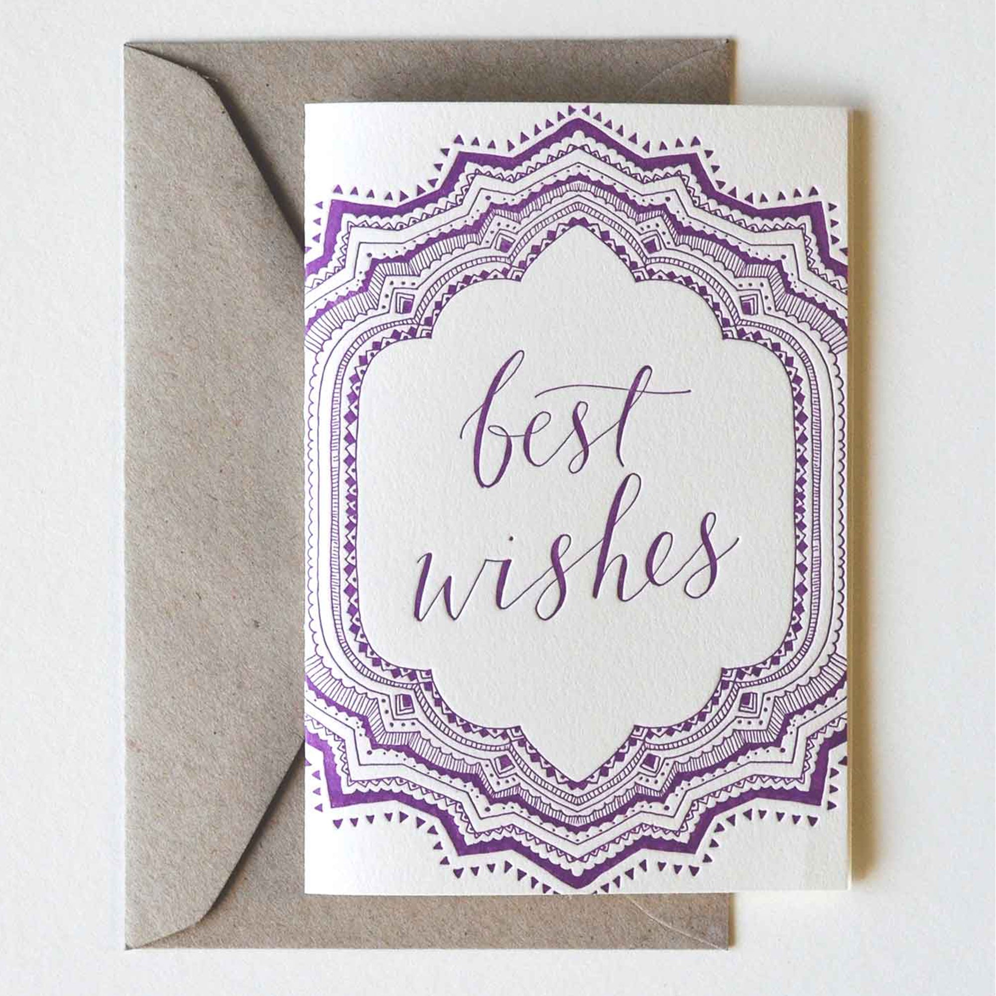 Best Wishes Greeting Card Objects Art Books Darling Spring