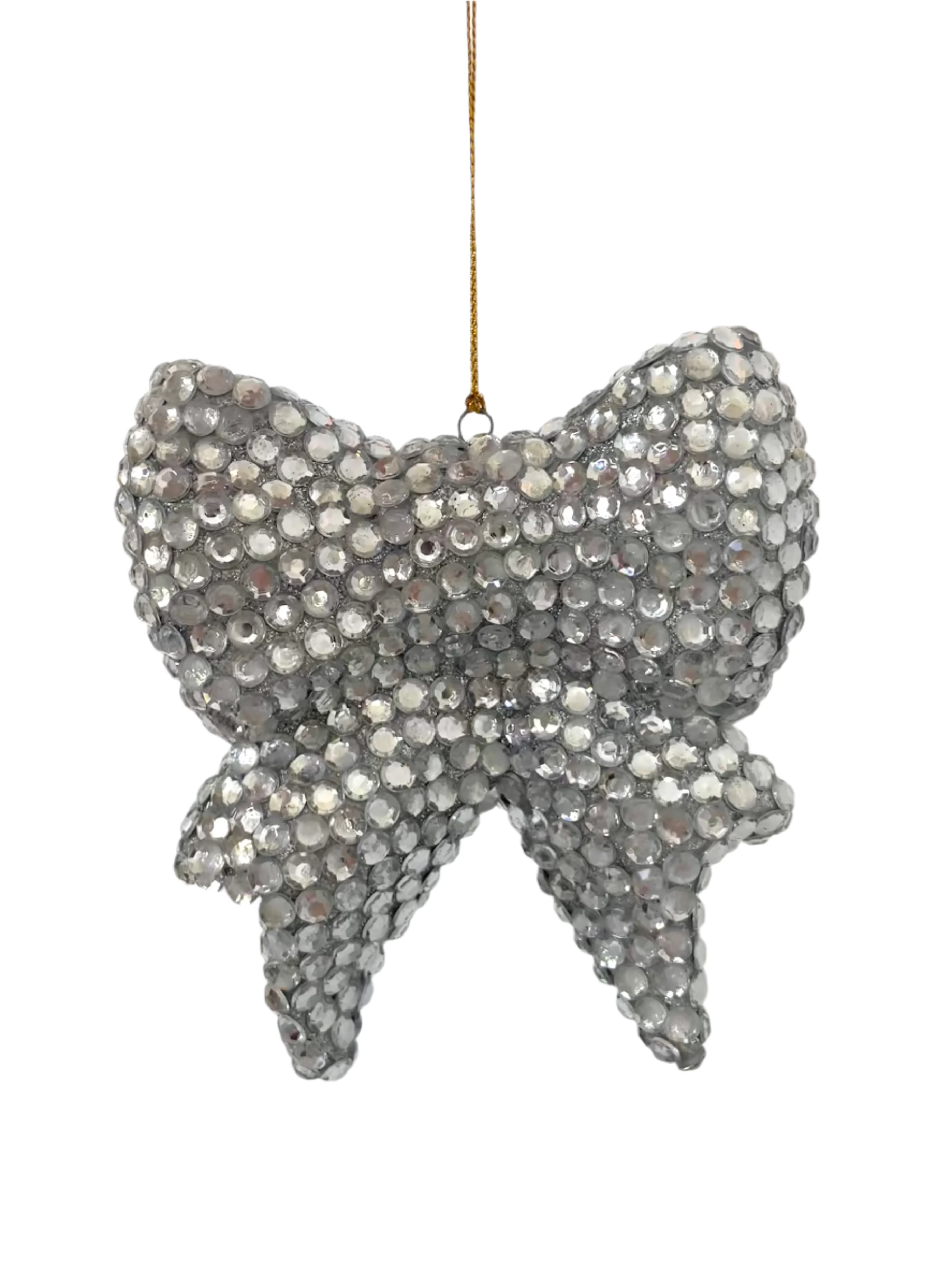 JEWELED BOW ORNAMENT