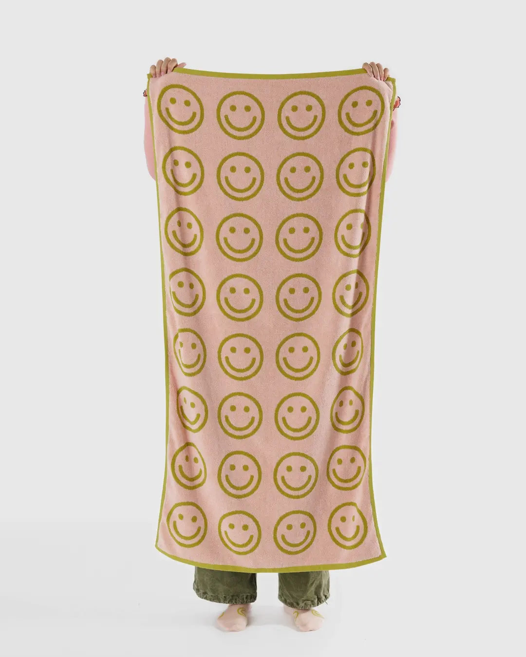 BATH TOWEL - HAPPY OCHRE