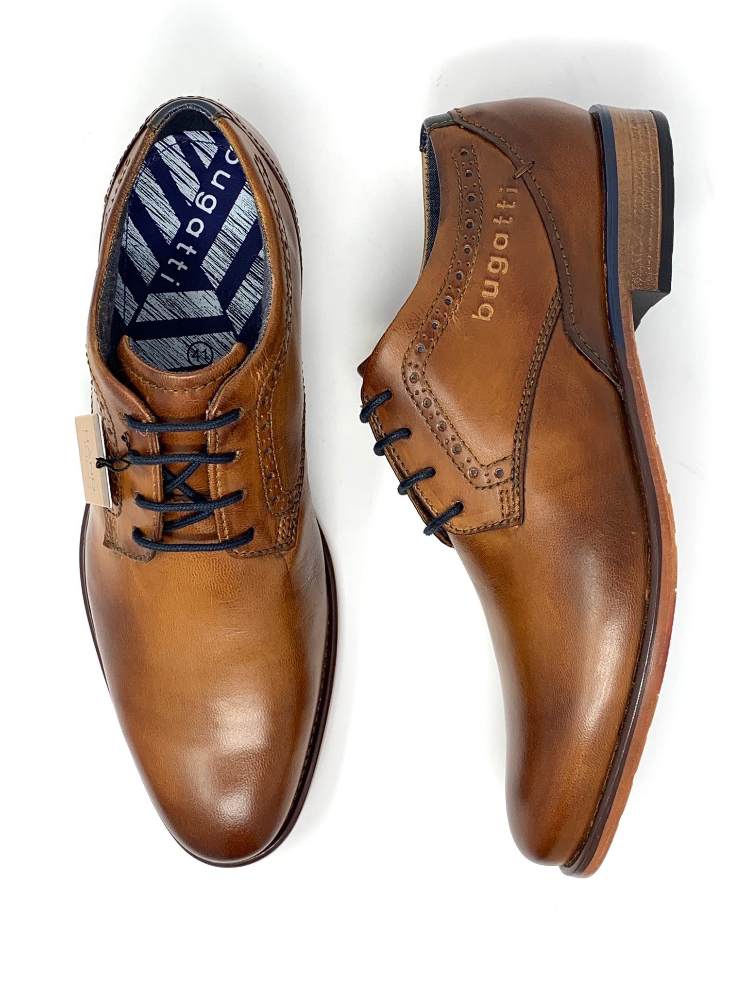 Cognac Mens Brogue Shoes | 311-16310 