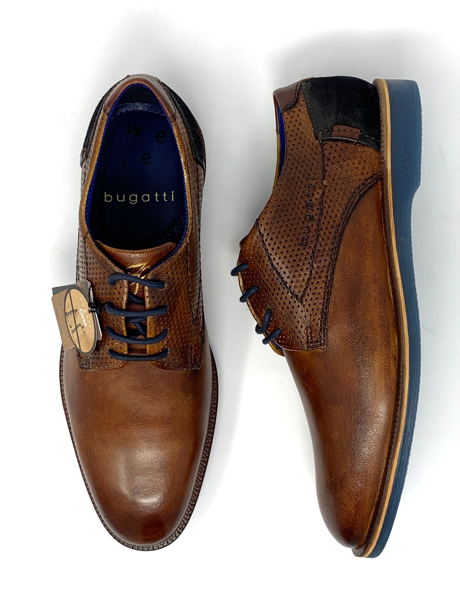 bugatti cognac shoes
