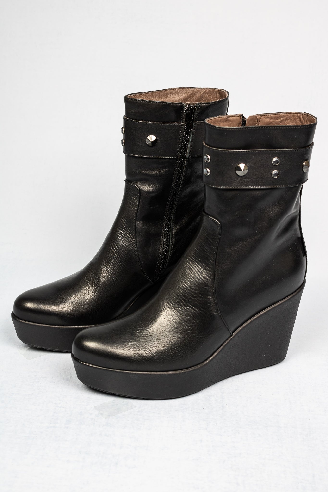black wedge boots ireland