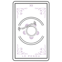 Le pendu arcane 12 du tarot de marseille