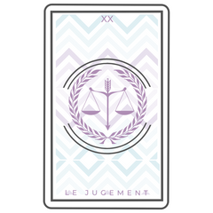 Le jugement Arcane 20 Tarot de Marseille