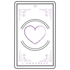 l'amoureux arcane 6 du tarot de marseille