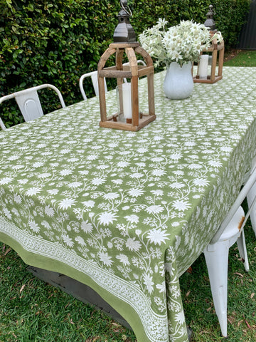 flannel flower tablecloth