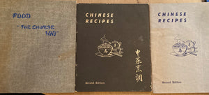 (Chinese Cuisine) 3 booklets - Chinese Classics in Miniature. By H. T. Morgan. (1940s) - the Cook's Bookcase