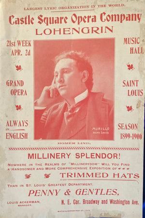 (St. Louis, MO) Wagner's "Lohengrin." Castle Square Opera Company. April 2, 1899. - the Cook's Bookcase