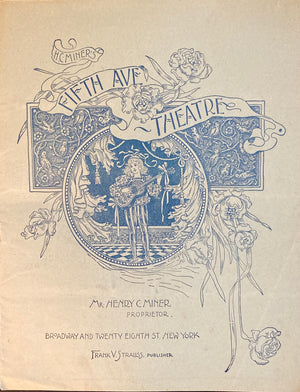 Fifth Avenue Theatre, NY. "Ambition." Oct. 22, 1895. - the Cook's Bookcase