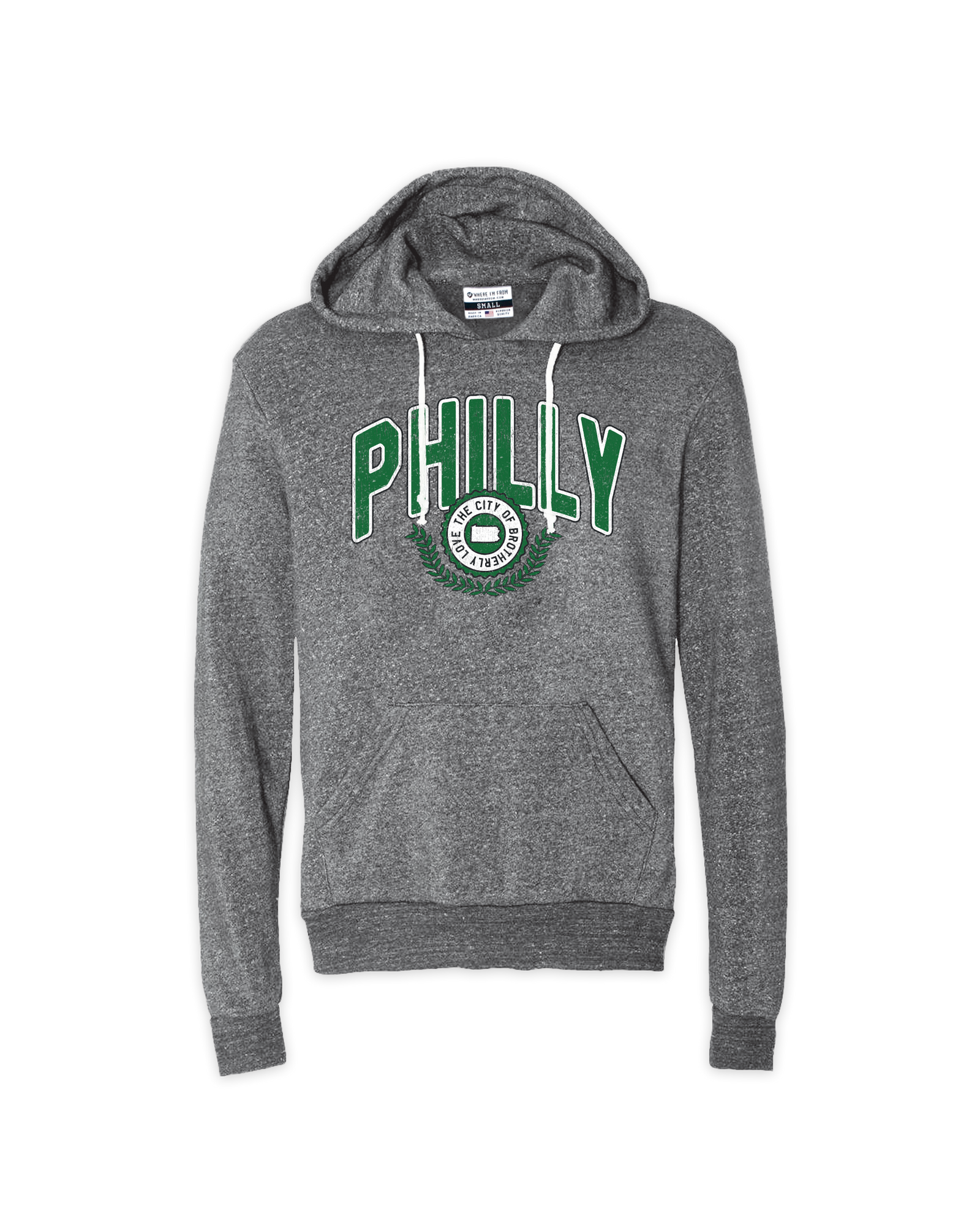 Official New Era Philadelphia Eagles Logo Black Hoodie A1067_B92 A1067_B92  A1067_B92