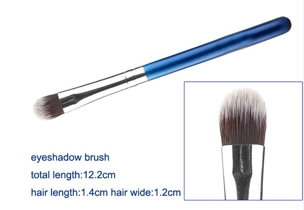 10pc iB Professional Brush Set With Blue Carry Case 7