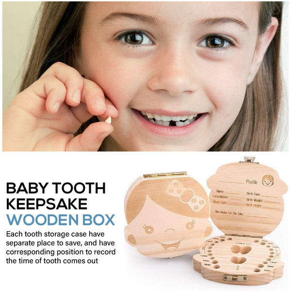 Baby Boys & Girls Keepsake Tooth and Lanugo Box 1
