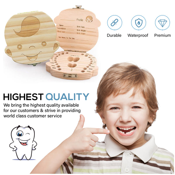 Baby Boys & Girls Keepsake Tooth and Lanugo Box 0