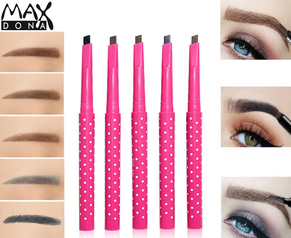 Maxdona Professional Retractable Eyebrow Pencils Pink 0