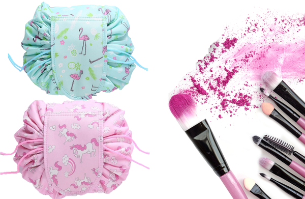 Glamza Drawstring Makeup Bags - 4 Colours 3