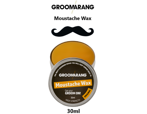 Groomarang Powerful Moustache Wax Original or Sandalwood 15ml & 30ml 3