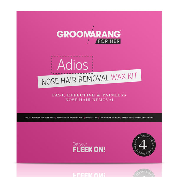 Groomarang For Her - Adios Nose Hair Removal Wax Kit For Her & Optional Bundle 6