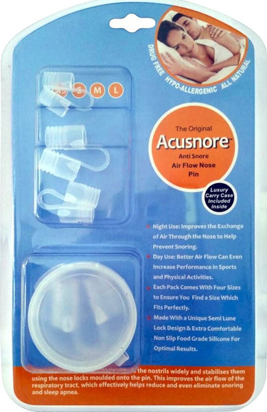 Acusnore Air Flow Nose Pins for Snoring and Better Breathing - 5 Options 2