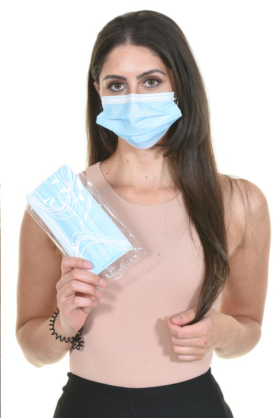 Puratise Disposable 3 Ply Face Masks- 50 Per Box- Made in the UK 13