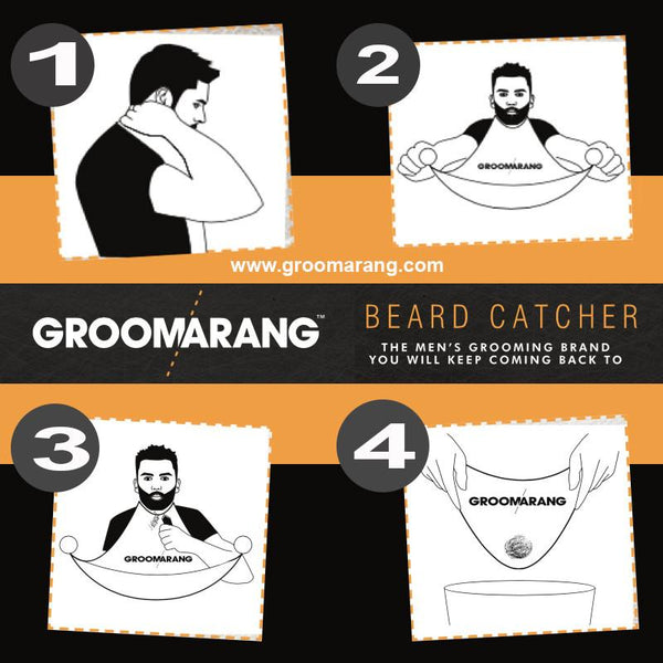 Groomarang Beard Catcher- Less Mess, Better Beard 8