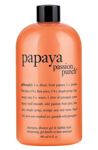 Philosophy Papaya Passion Punch - 3 in 1 Shampoo Shower Gel & Bubble Bath! 1