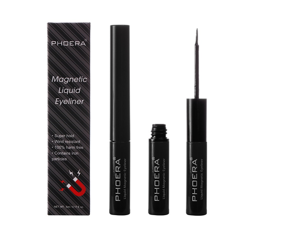 Phoera Magnetic Liquid Eyeliner in Black - Cruelty Free! 0