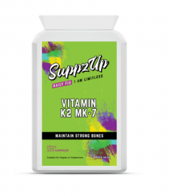 SUPPZUP -VITAMIN K2 MK-7 NATTO 100MCG 120 CAPSULES 0