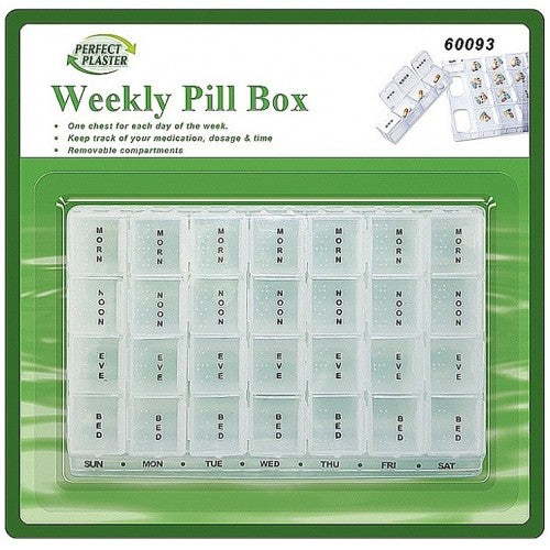 Weekly Pill Box Daily Supplement Organiser 1