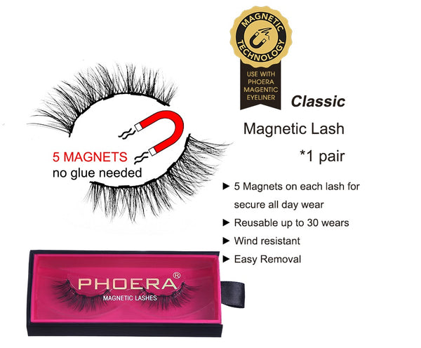 Phoera Magnetic Lashes - 3 Incredible Designs 1