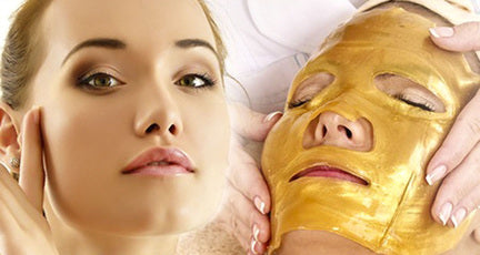 10 Gold Collagen Face Masks and Head Cap 2