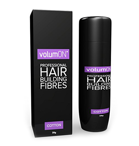 Volumon Hair Loss Building Fibres - COTTON 28g - For Men & Women! 14