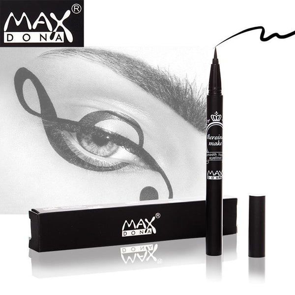 Maxdona Jet Black Waterproof Liquid Eyeliner 0