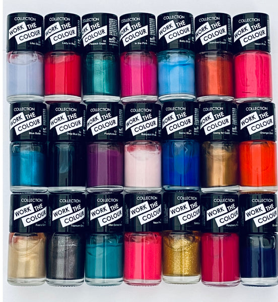 Work The Colour Collection Nail Polish Lucky Dip Colours 1