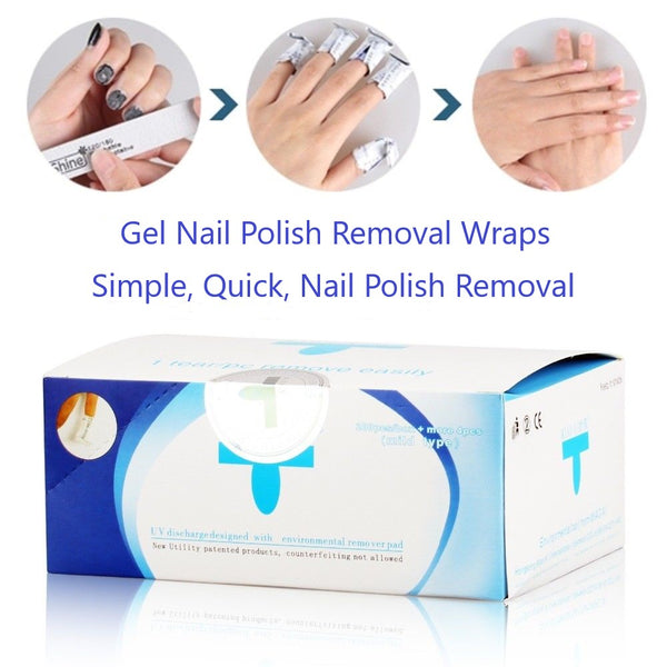 Gel Nail Polish Foil Removal Wraps 1