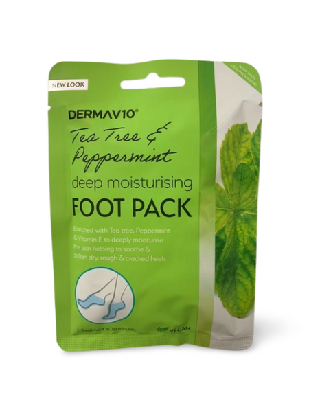 Derma V10 Deep Moisturising Foot Packs - Vitamin E Enriched 4