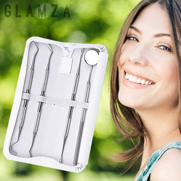 Glamza 4pc Dental Kit with Carry Case 1