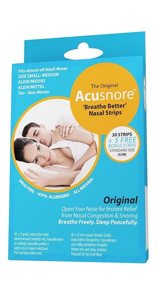 Acusnore Anti Snore Breathe Better Nasal Strips 3
