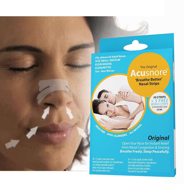 Acusnore Anti Snore Breathe Better Nasal Strips 4