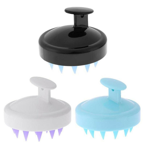 Silicone Scalp Massaging & Shampoo Brush - Also Great For Pets 6