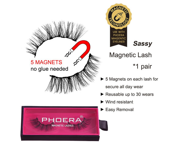 Phoera Magnetic Lashes - 3 Incredible Designs 5