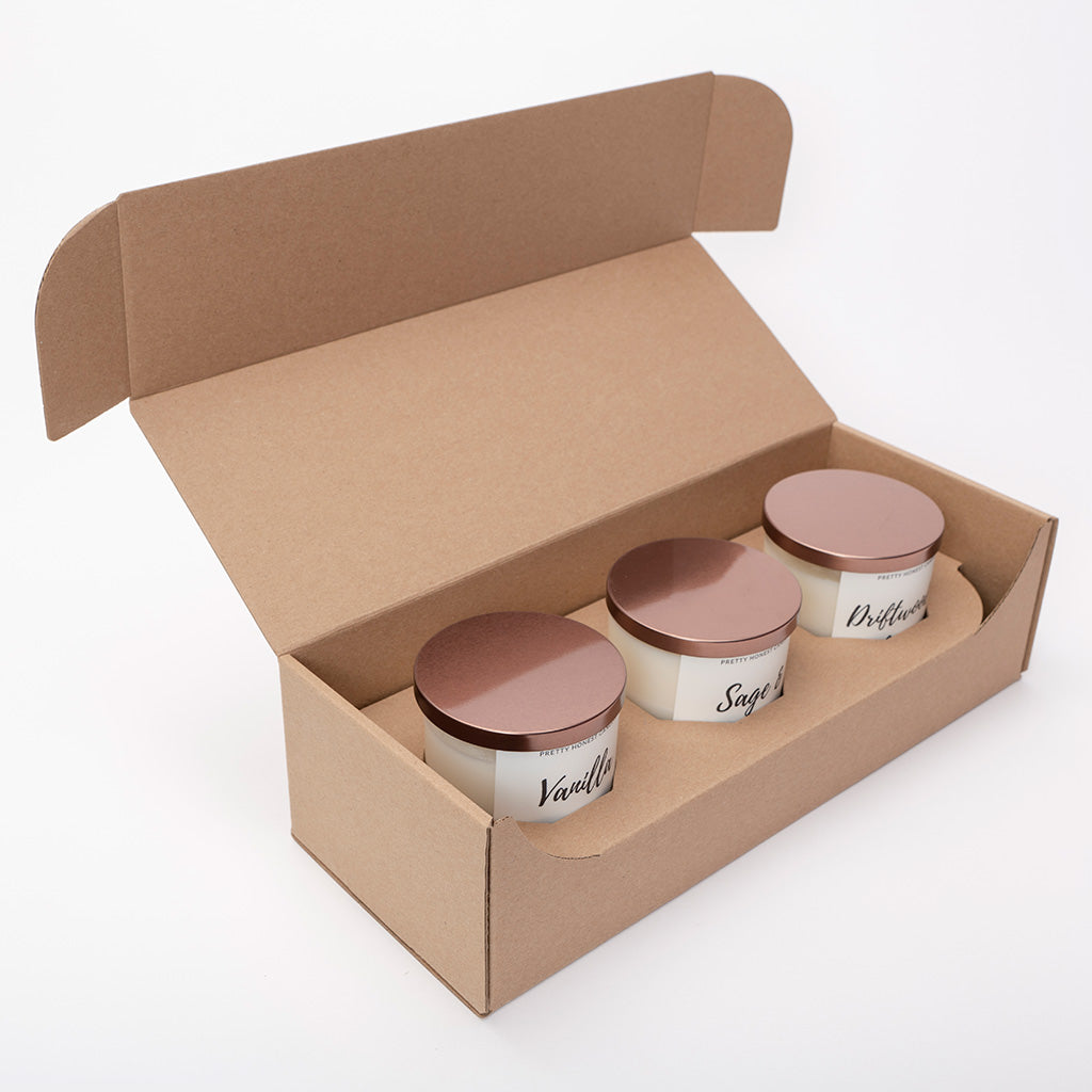 Packaging for CandleScience Tumbler Jars