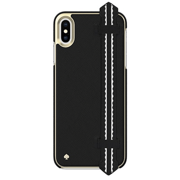 Kate Spade New York Wrap Strap Black Case for iPhone Xs Max – Dr Boom  Communications