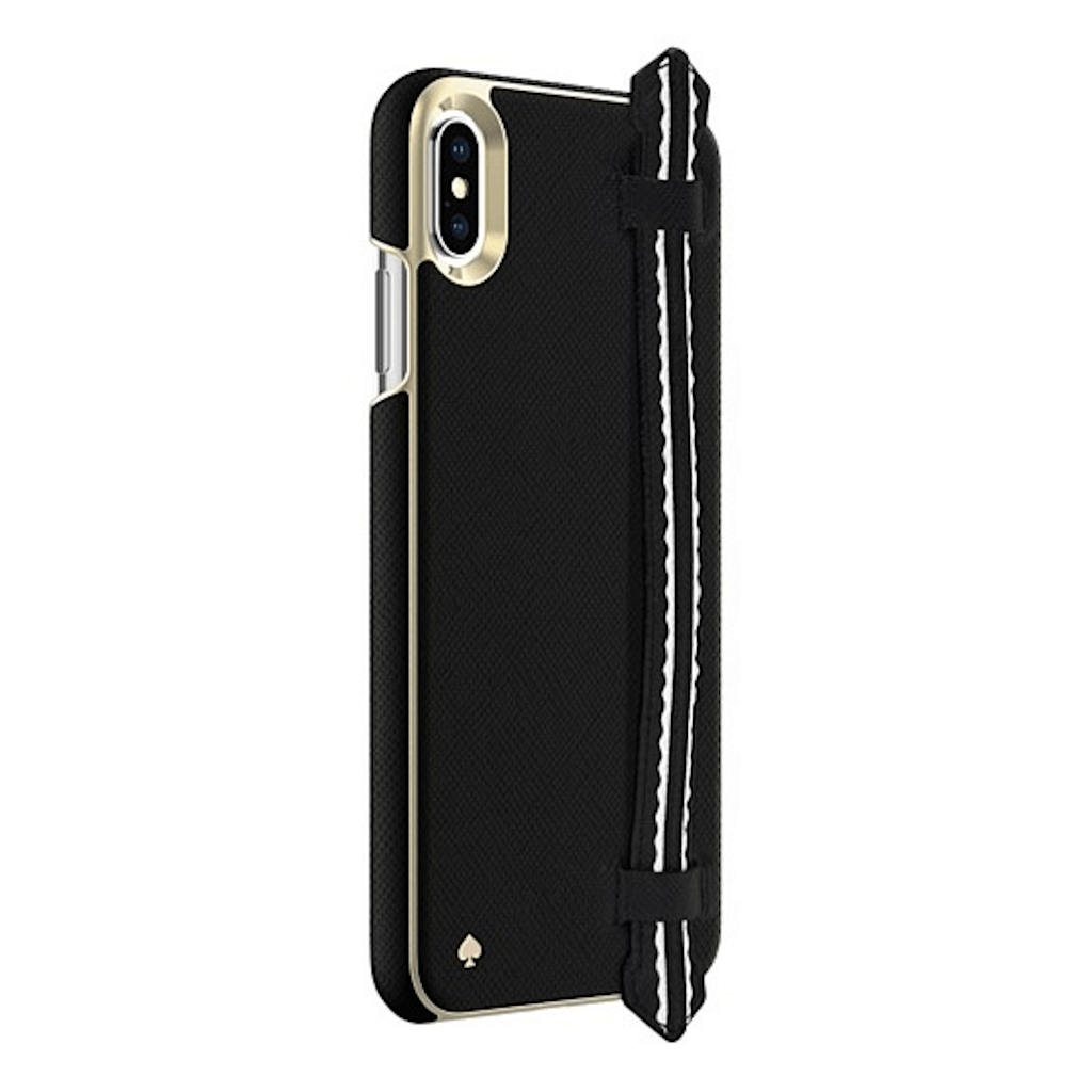 Kate Spade New York Wrap Strap Black Case for iPhone X/Xs – Dr Boom  Communications