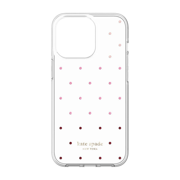 kate spade new york Protective Hardshell for iPhone 13 Pro- Pin Dot Om – Dr  Boom Communications