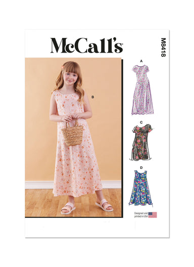 McCall's 8417 sewing pattern Children's Dress with Sleeve Variations and  Headband by Laura Ashley —  - Sewing Supplies