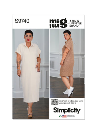 S8424, Simplicity Sewing Pattern Misses' Knit Leggings in Two Lengths and  Three Top Options