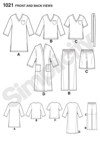 Sewing Patterns | Sleepwear | Pyjamas | Gowns | Robes — jaycotts.co.uk ...