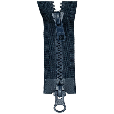  YKK Vislon 1-Way Separating Zipper, 24, Navy