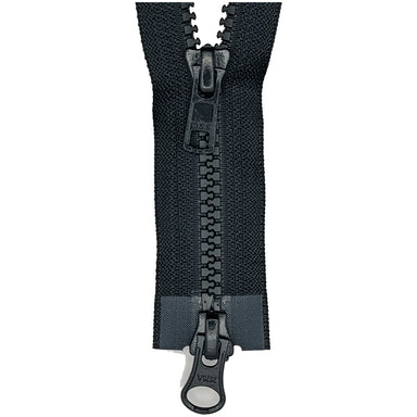 Ecru-Ivory-gray-separating-zipper